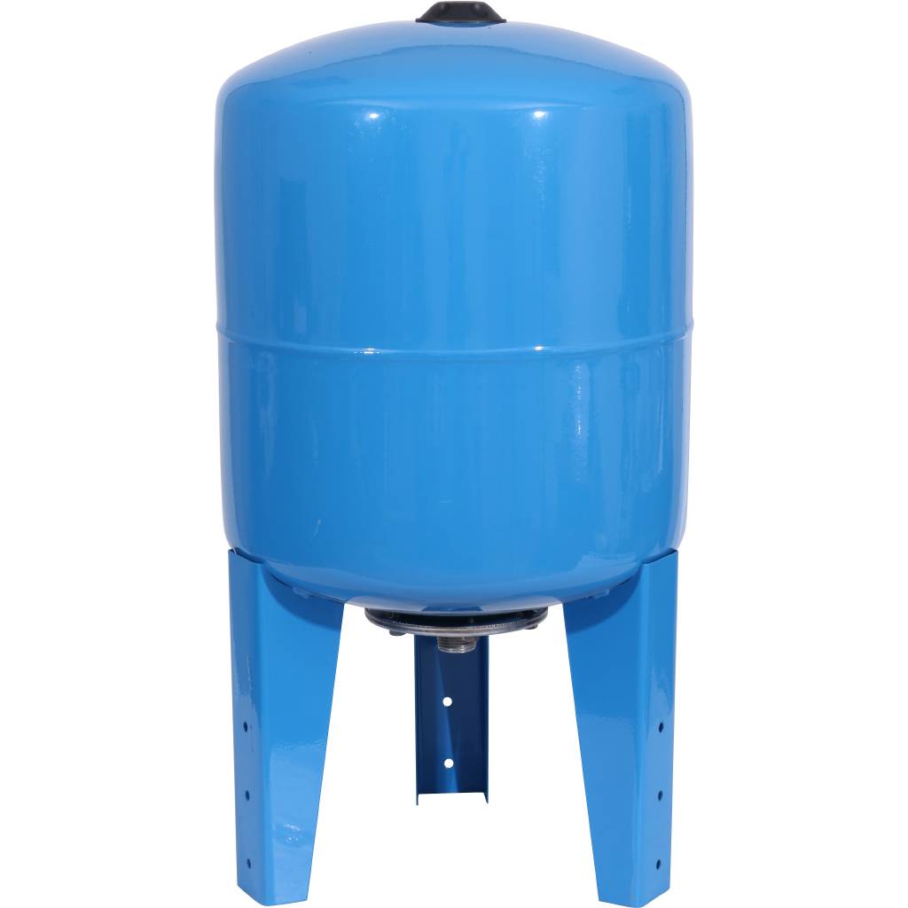 Бак расширительный, гидроаккумулятор  50 л. вертикальный (цвет синий) STOUT от производителя